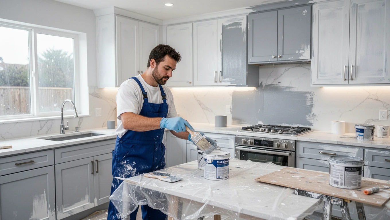 Cabinet & Kitchen Painting